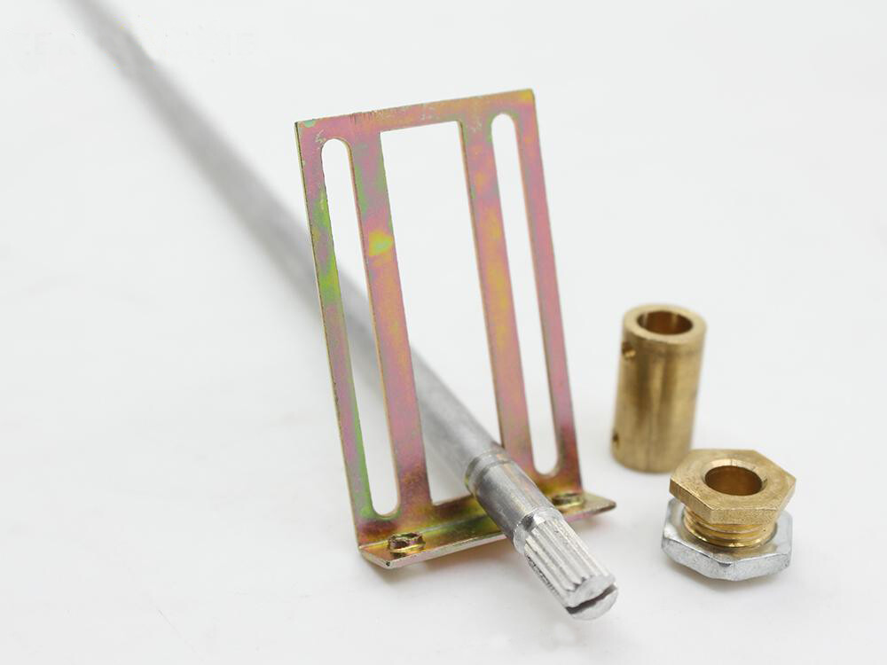 Copper 300mm Volume Potentiometer Extension Shaft Audio Connecting Long Rod