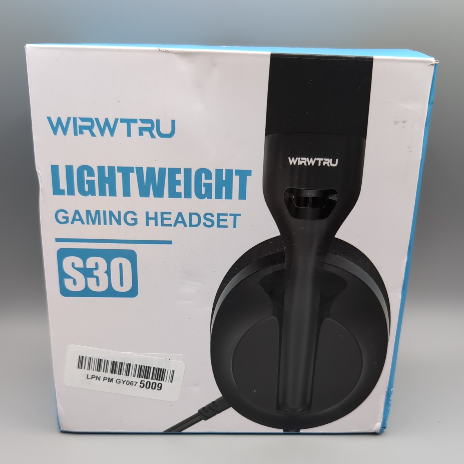 WIRWTRU S30 Lightweight Wired Gaming Headset & Noise Cancelling Mic FREE SHIP