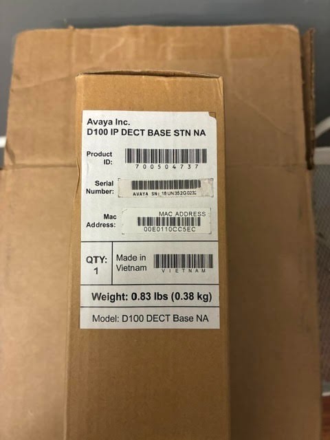 Avaya D100 IP DECT Base Station 700504737 BRAND NEW! SEALED!