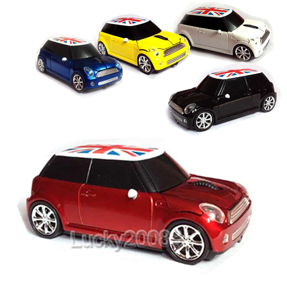 Mini Cooper car 2.4Ghz Wireless Mouse Optical Cordless PC Laptop MAC Mice + USB