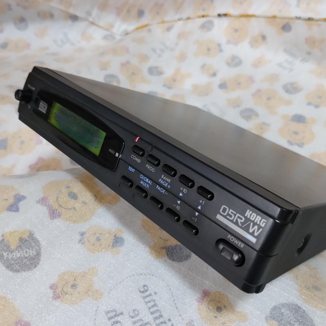 Korg 05R/W MIDI Sound Module Synthesizer w/ Adapter Tested Working from Japan