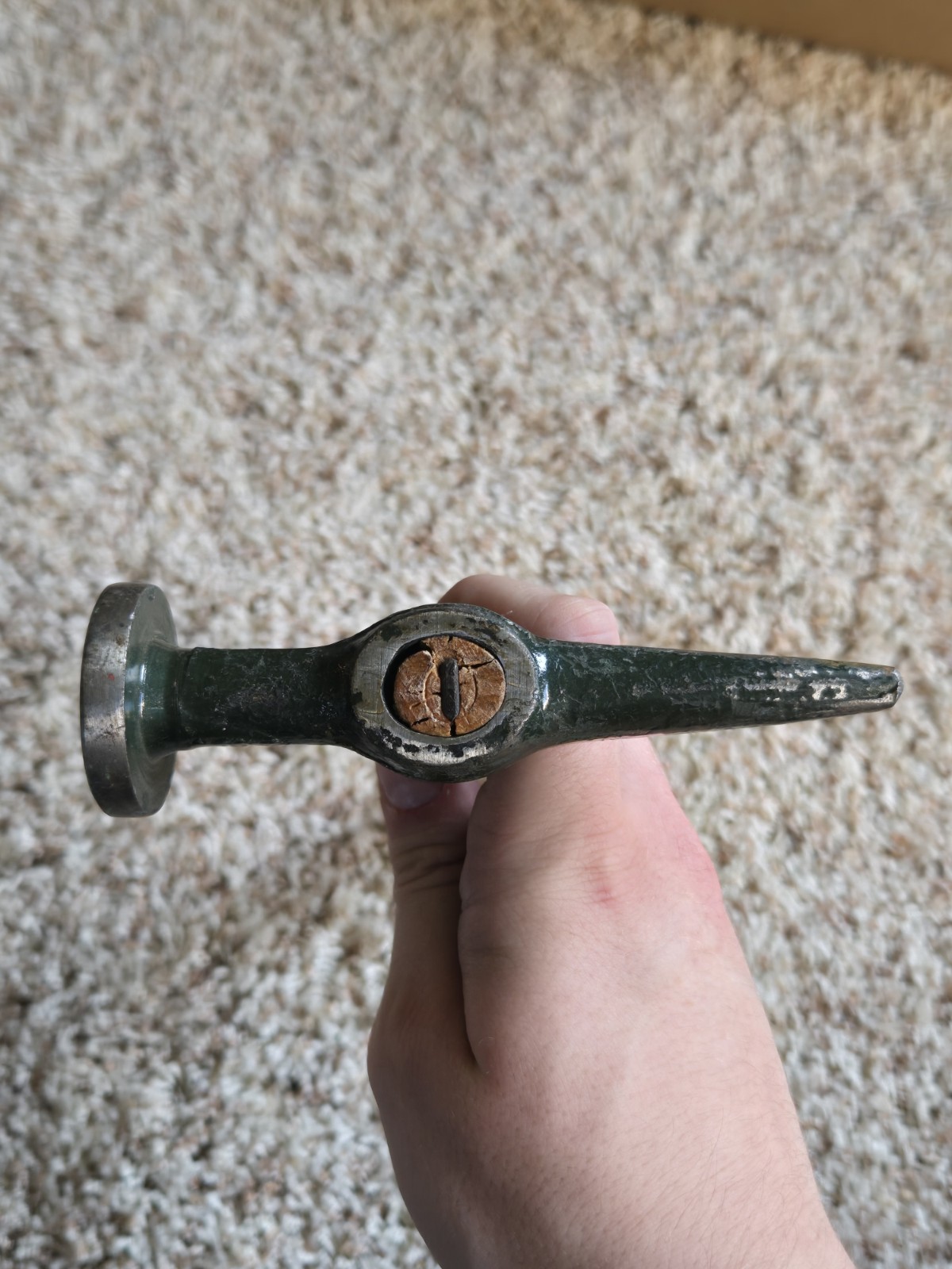 Vintage Auto Body Hammer Round Head Bodywork