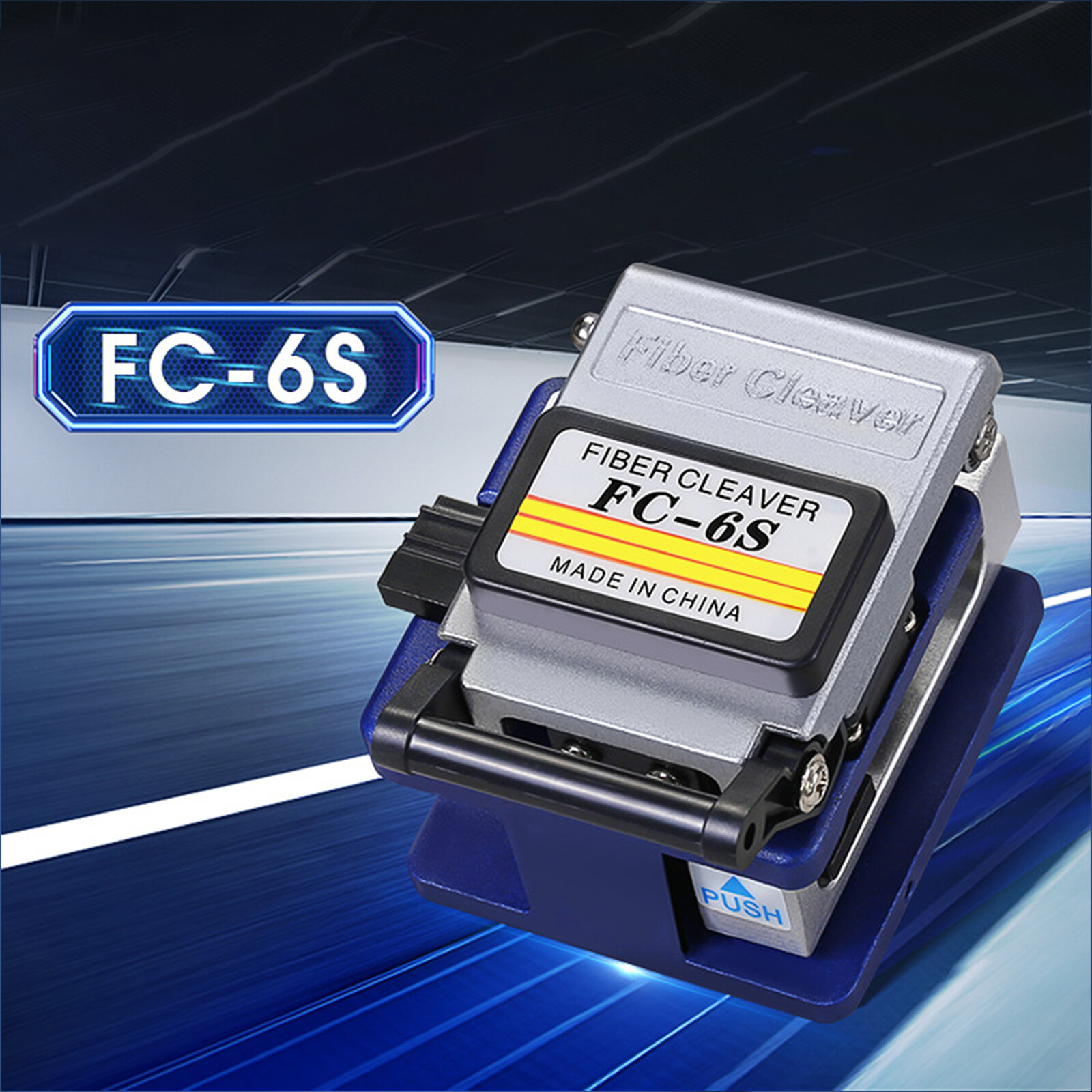 FC-6S Optical Fiber Cleaver FTTH Tool High Precision Cold Connection Cutter Tool