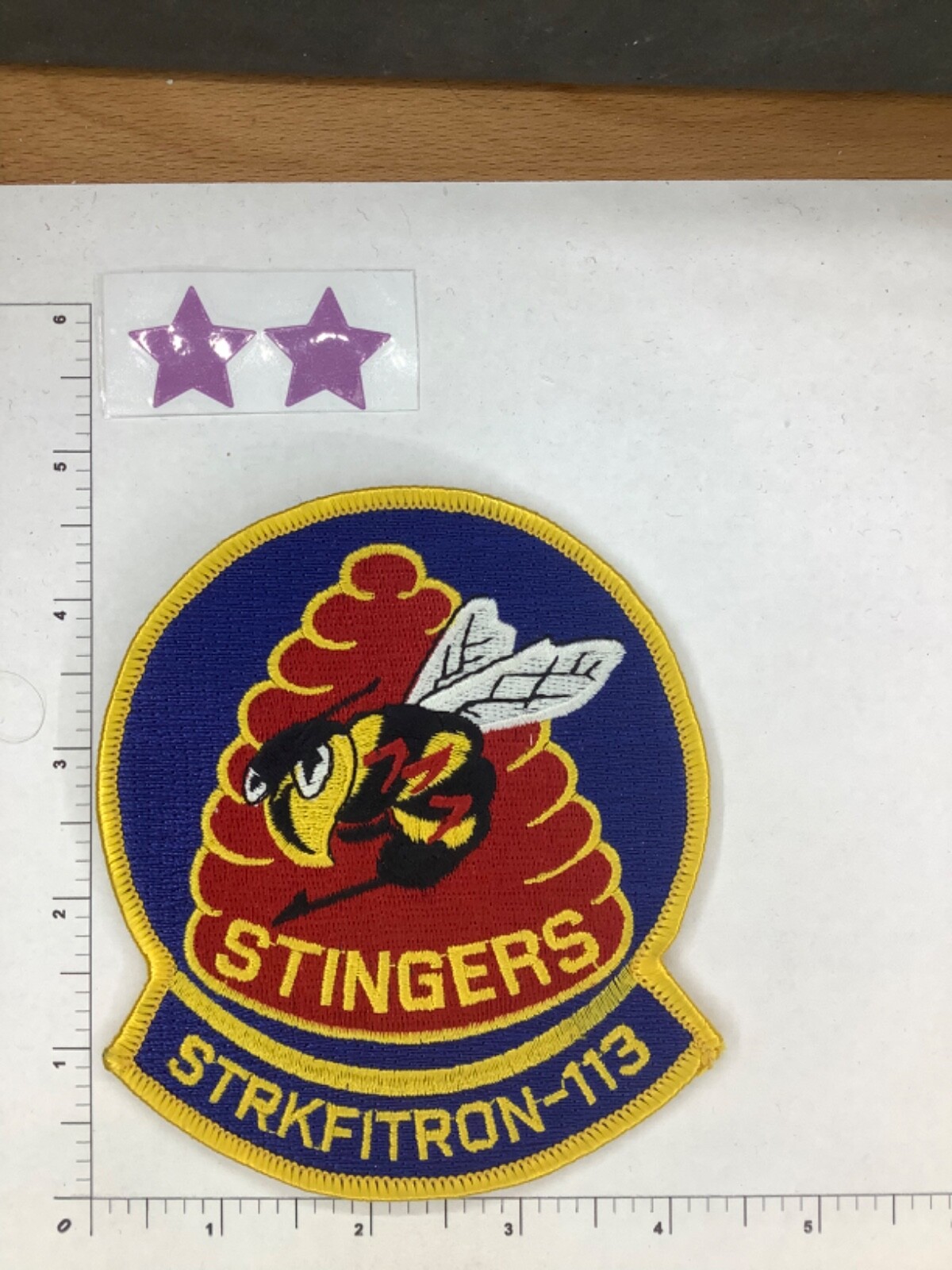 U.S NAVY STRKFITRON -113 STINGERS SQUADRON PATCH