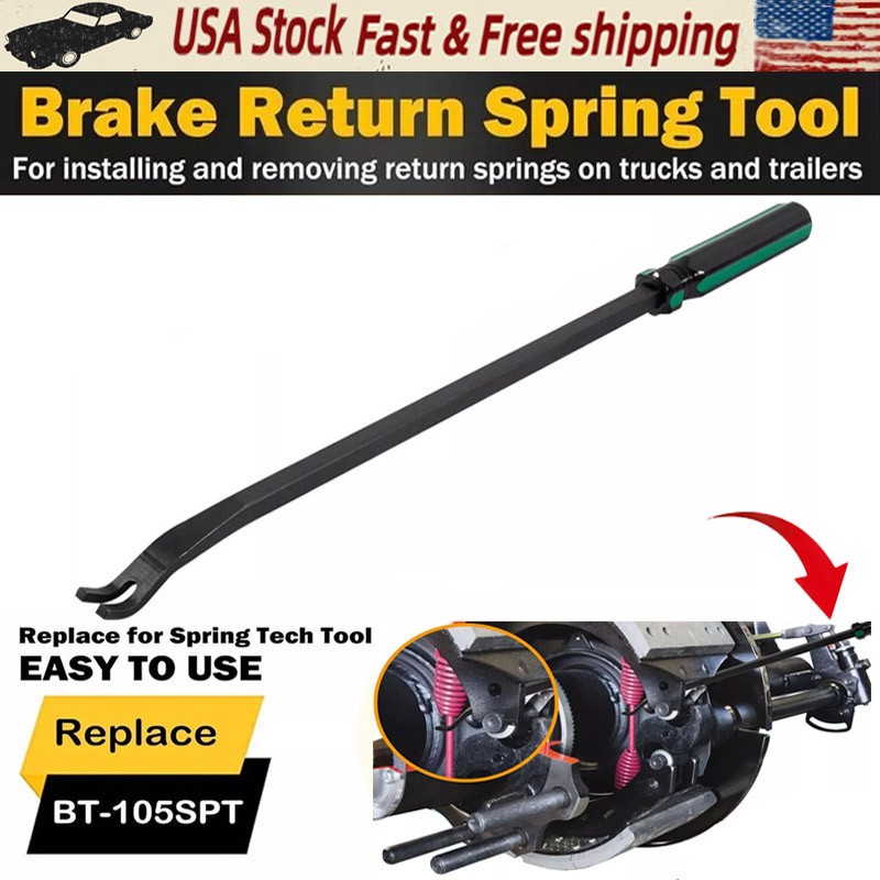 Brake Return Spring Tech Tool for Trucks & Trailers with Air Brakes with S Cam