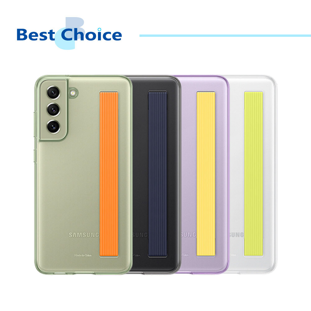 Original Samsung Official Galaxy S21 FE 5G Clear Slim Strap Cover (EF-XG990)