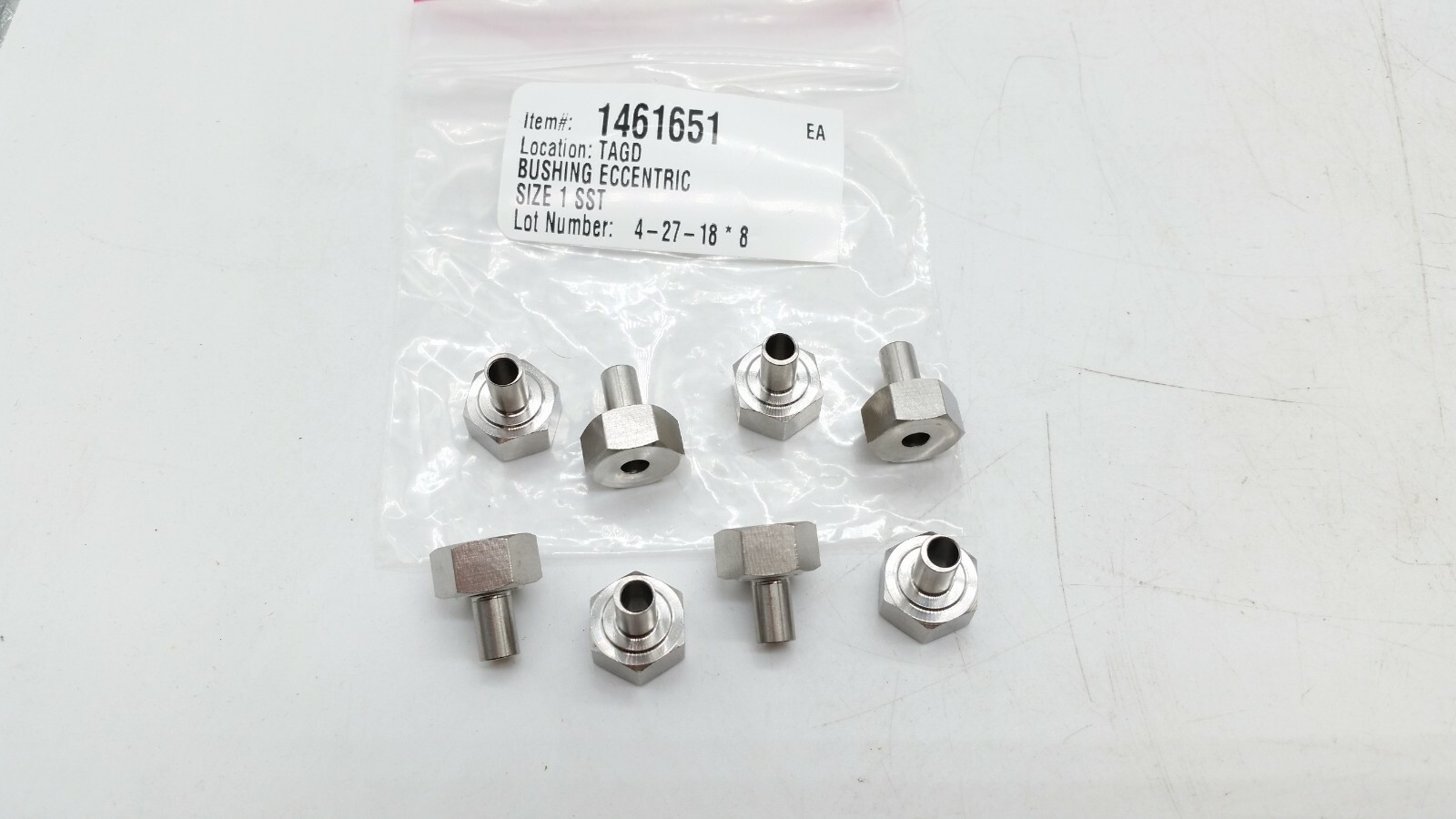 Size 1 SST Eccentric Bushing (Lot of 8)