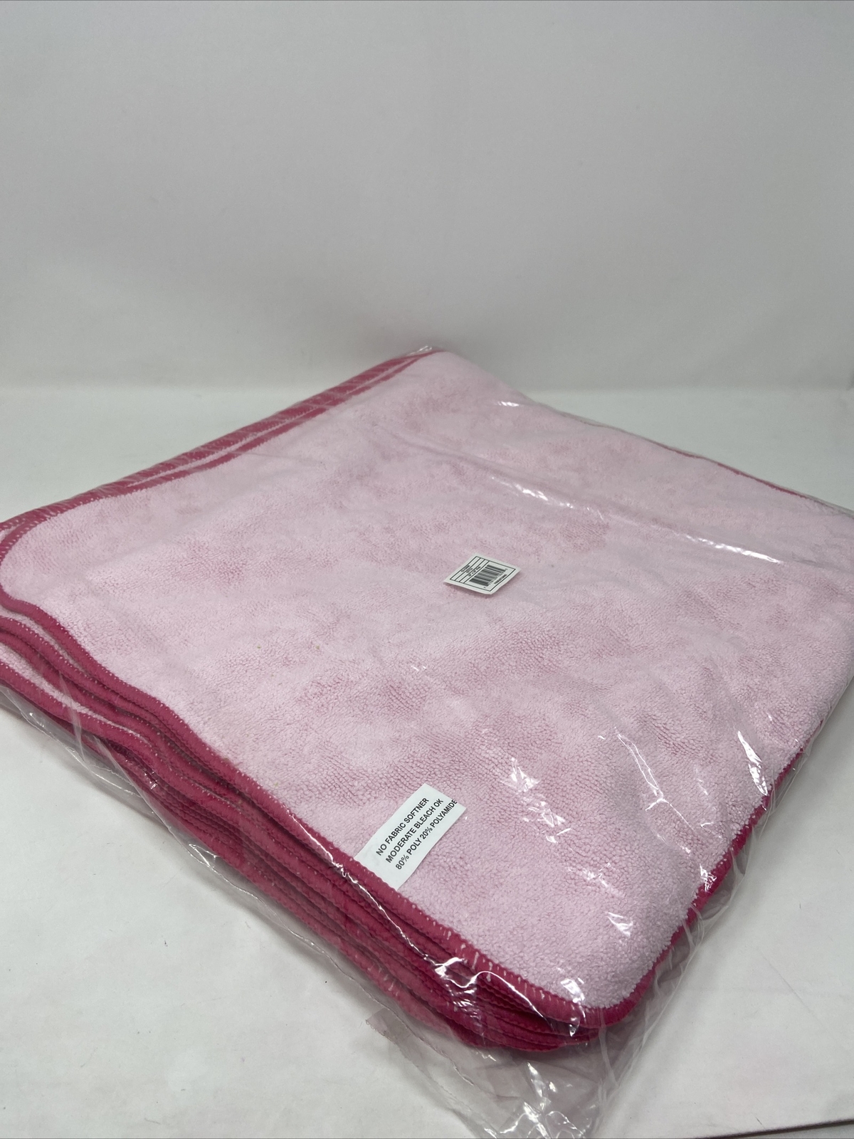 Pink Microfiber Cleaning Cloth 12 Pack Size 16" x 16" NEW