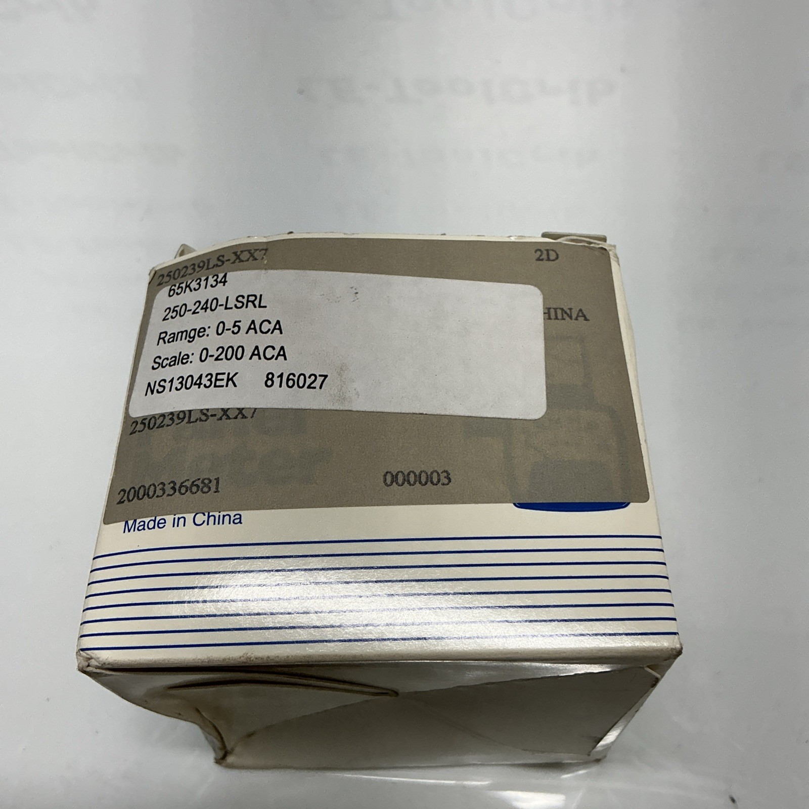 YOKOGAWA PANEL METER 65K3134 AC-984