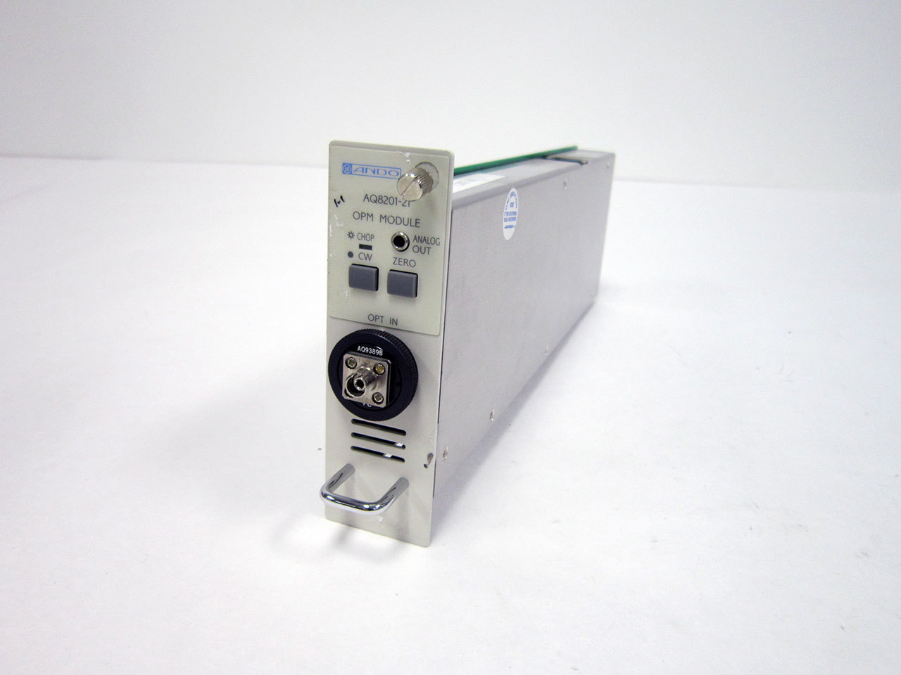 ANDO AQ8201-21 OPTICAL POWER METER MODULE WITH FC CONNECTOR AQ9389B SW VER 2.00