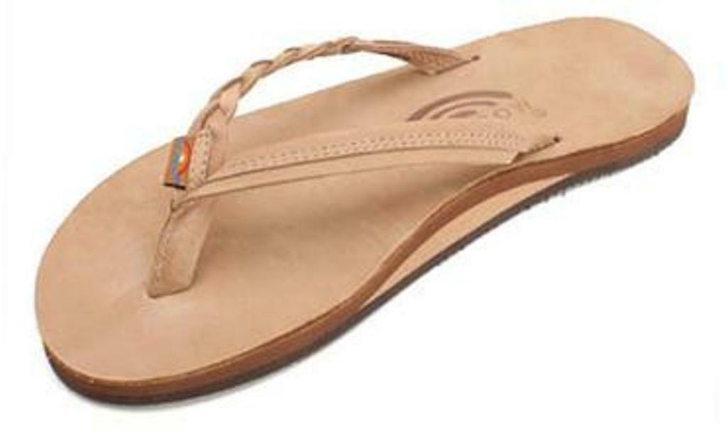 Woman Rainbow Flirty Braidy Single Layer Narrow Strap 301ALTSB Sierra Brown New