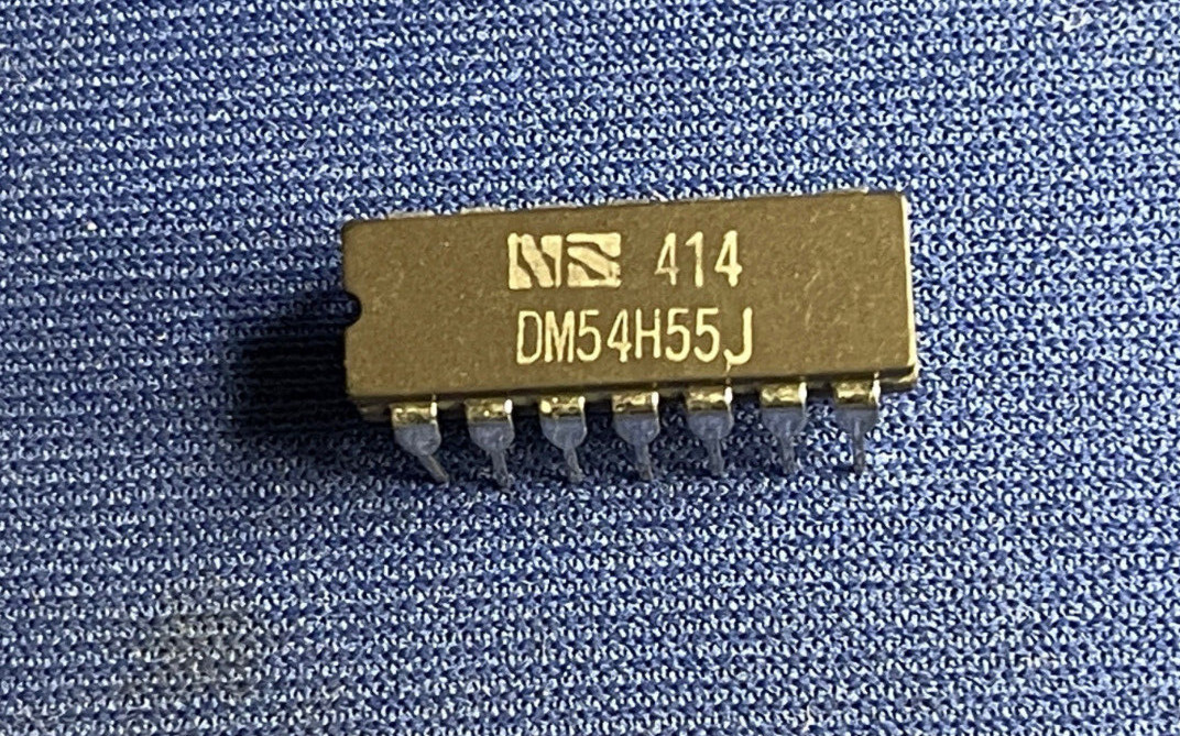 DM54H55J NSC 54H55 14-PIN CERDIP OLD STYLE LOGO DC414 MILSPEC NEW VINTAGE QTY1