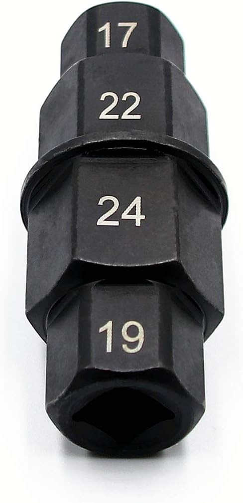 Axle Tool for Motorcycle Front Axle Wheel, Hex Allen Axle Spindle Tool Socket Ad