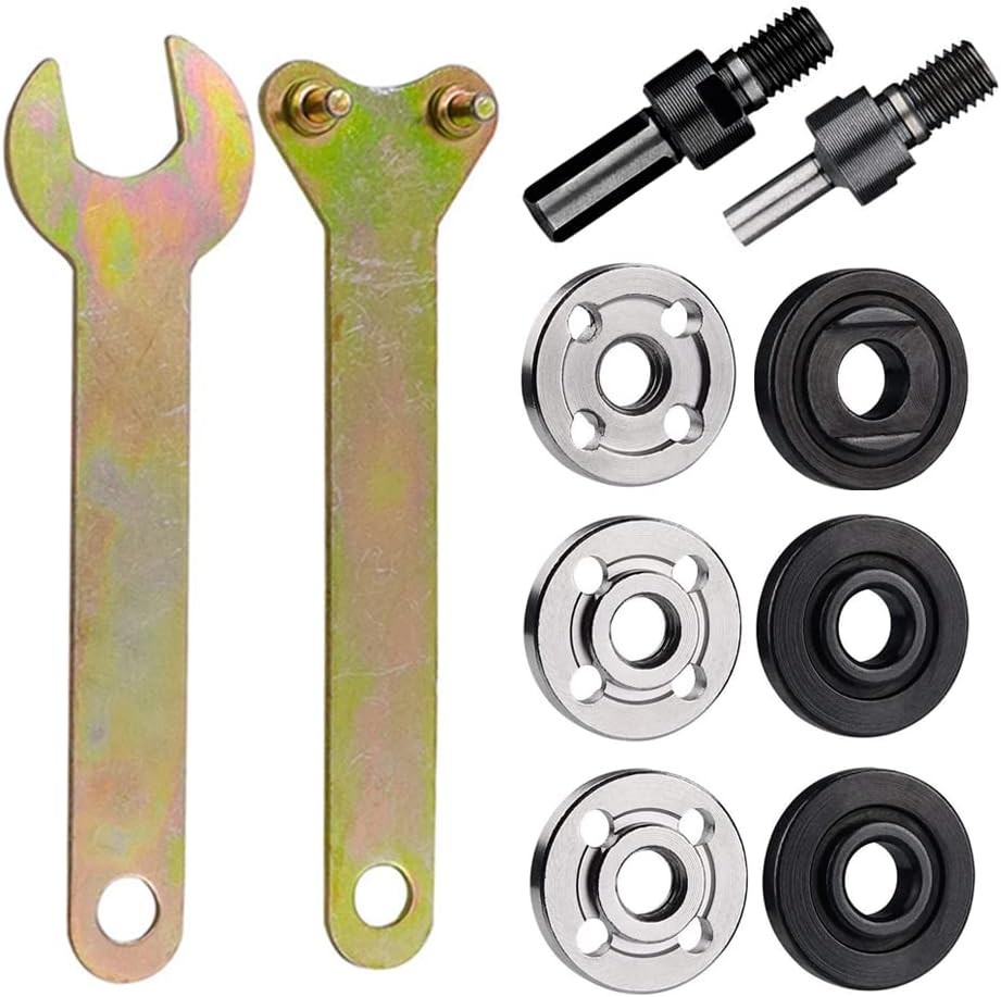 6 in 1 Electric Drill Conversion Angle Grinder Adapter Connecting Rod Kit, 6mm &