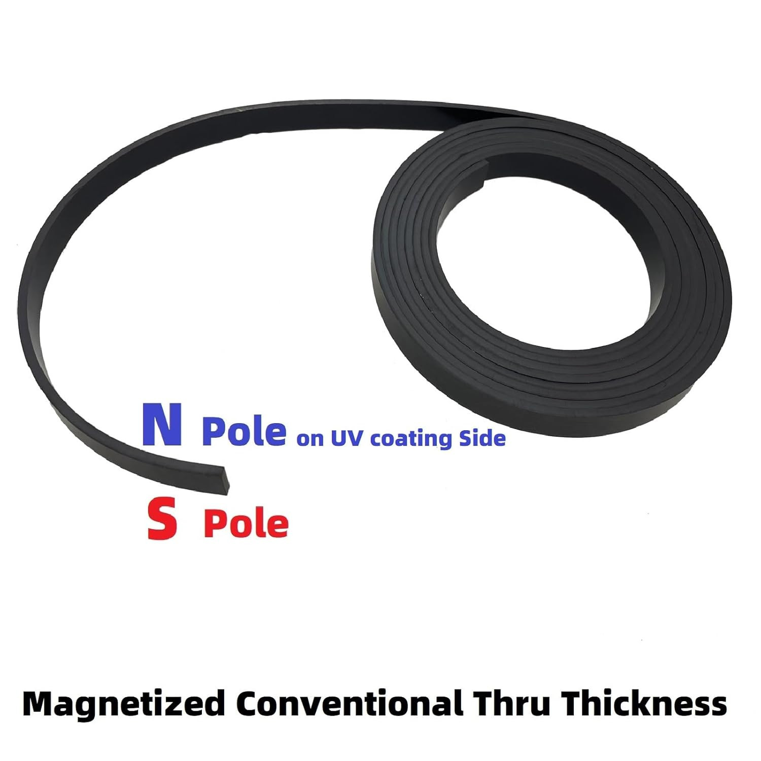 Monopolar Magnetic Tape 1/2" for Maglev Train Science Project Replacement,Thickn