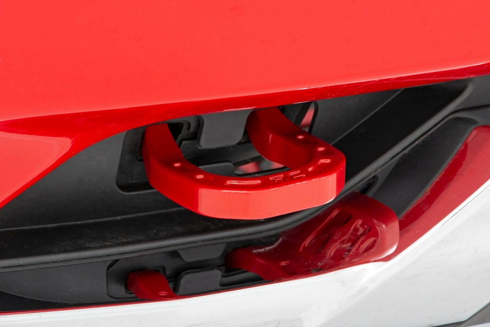 Rough Country Tow Hooks Forged Red Chevy Silverado 1500 2WD/4WD 2014-2018