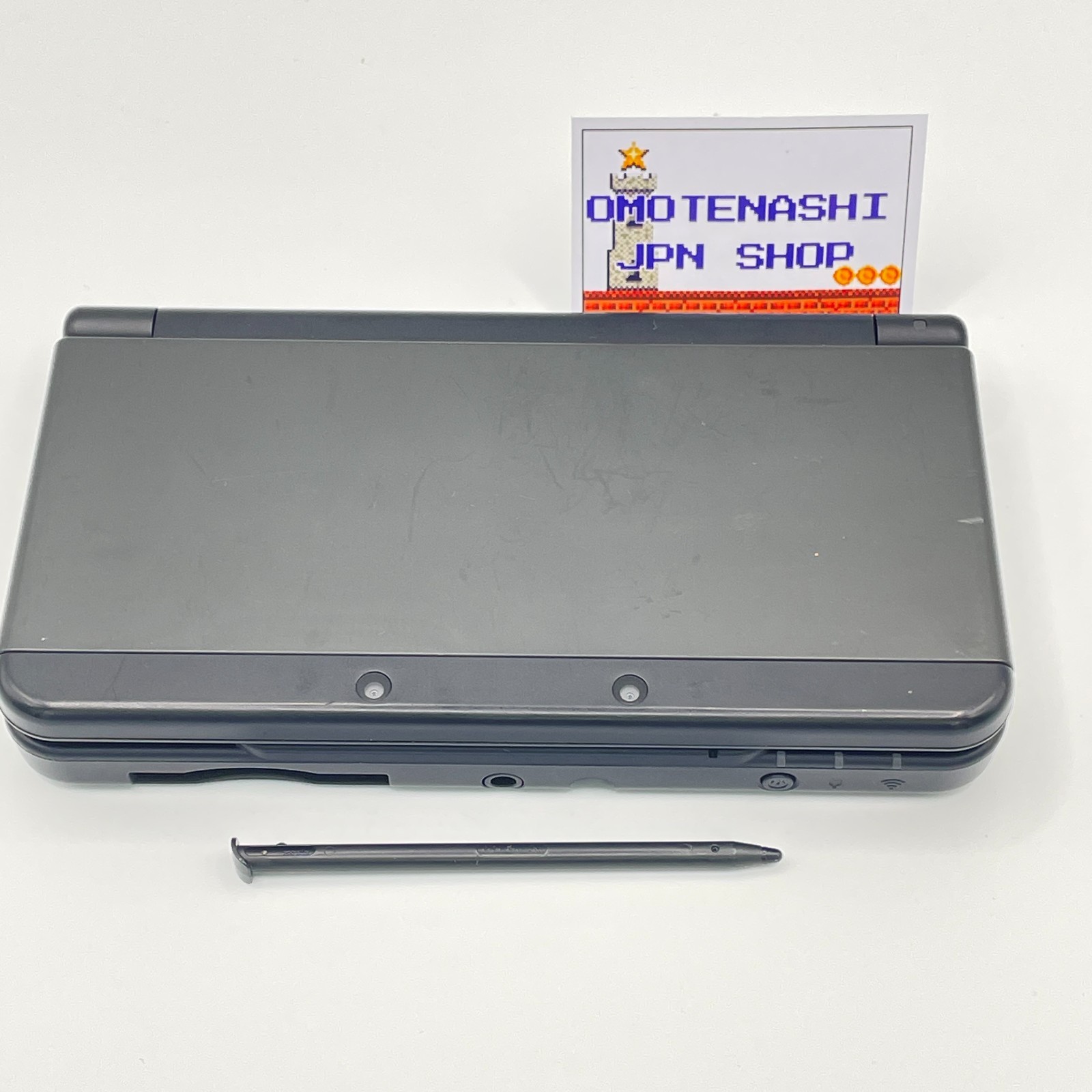 New Nintendo 3DS Black Console Stylus NTSC-J (Japan) Good condition USED