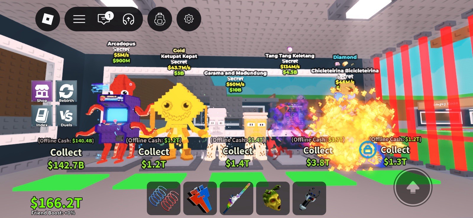 Roblox Secret Diamond Collectible Game Item/Asset Virtual Game Asset