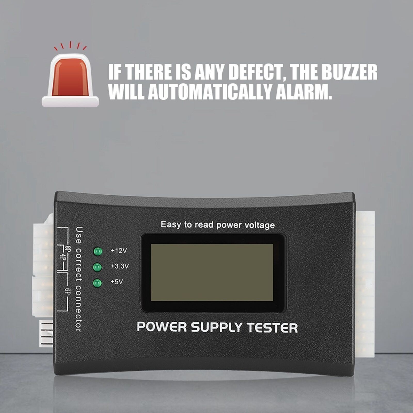 ATX Power Supply Computer Host Inspection and Maintenance Tester Tool with LCD