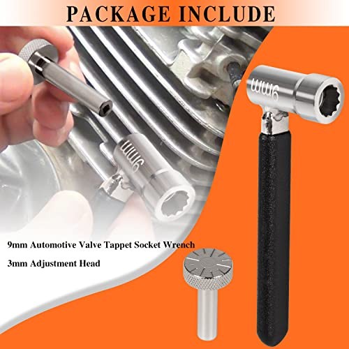 Valve Tappet Adjusting Wrench Tool Kit for Motorcycles ATVs & ATCs, Include