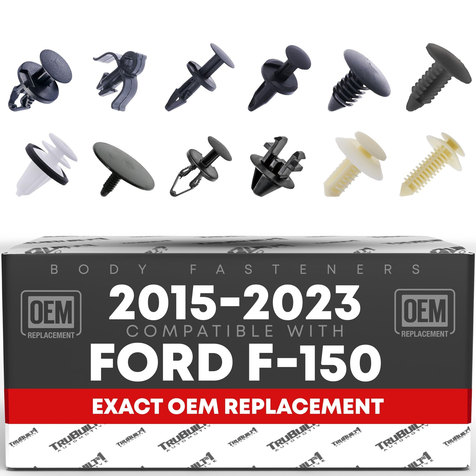 110 pcs Body Fastener Kit - Compatible with 2015-2023 Ford F-150 - Suitable f...