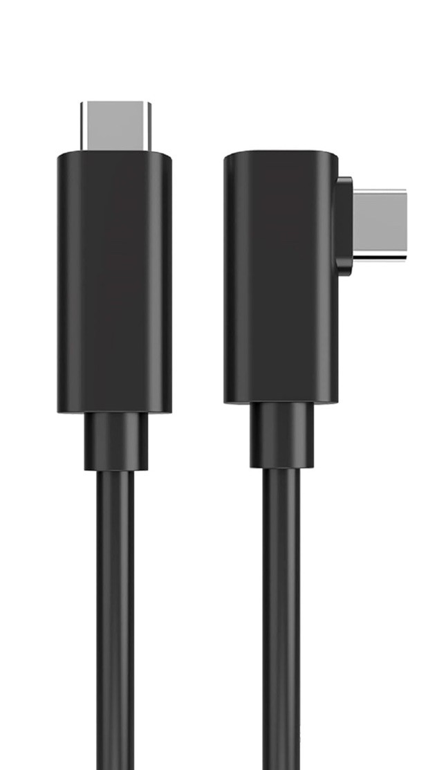 5 Pack- USB-C to USB-C -90 Degree Type-C Cable - 3 ft