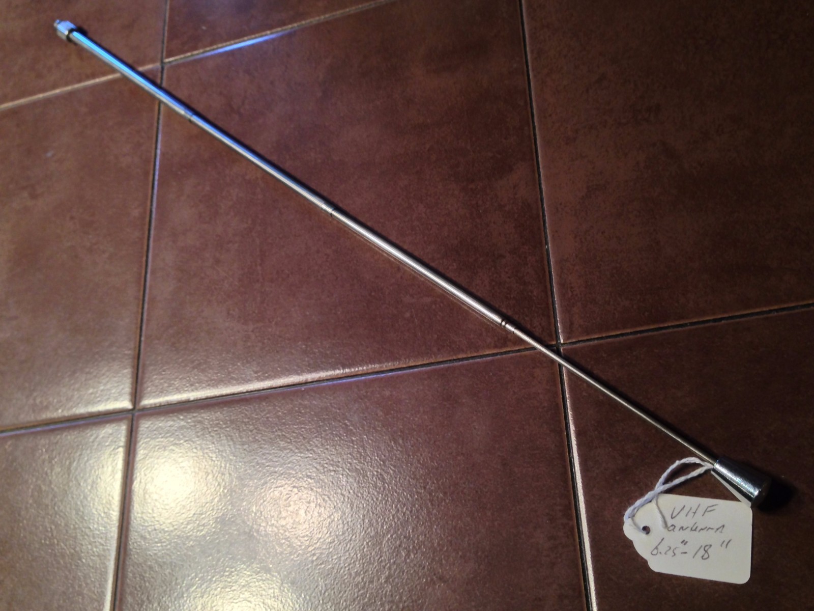 VHF Telescoping Antenna, 6.25" to 18"