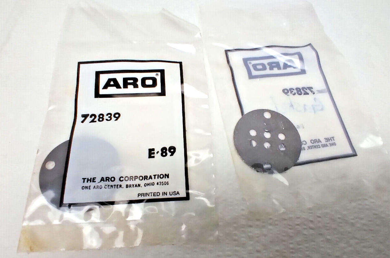 Lot of 2  ~ Aro Pumps / Ingersoll Rand  72839,  Gasket, Genuine OEM
