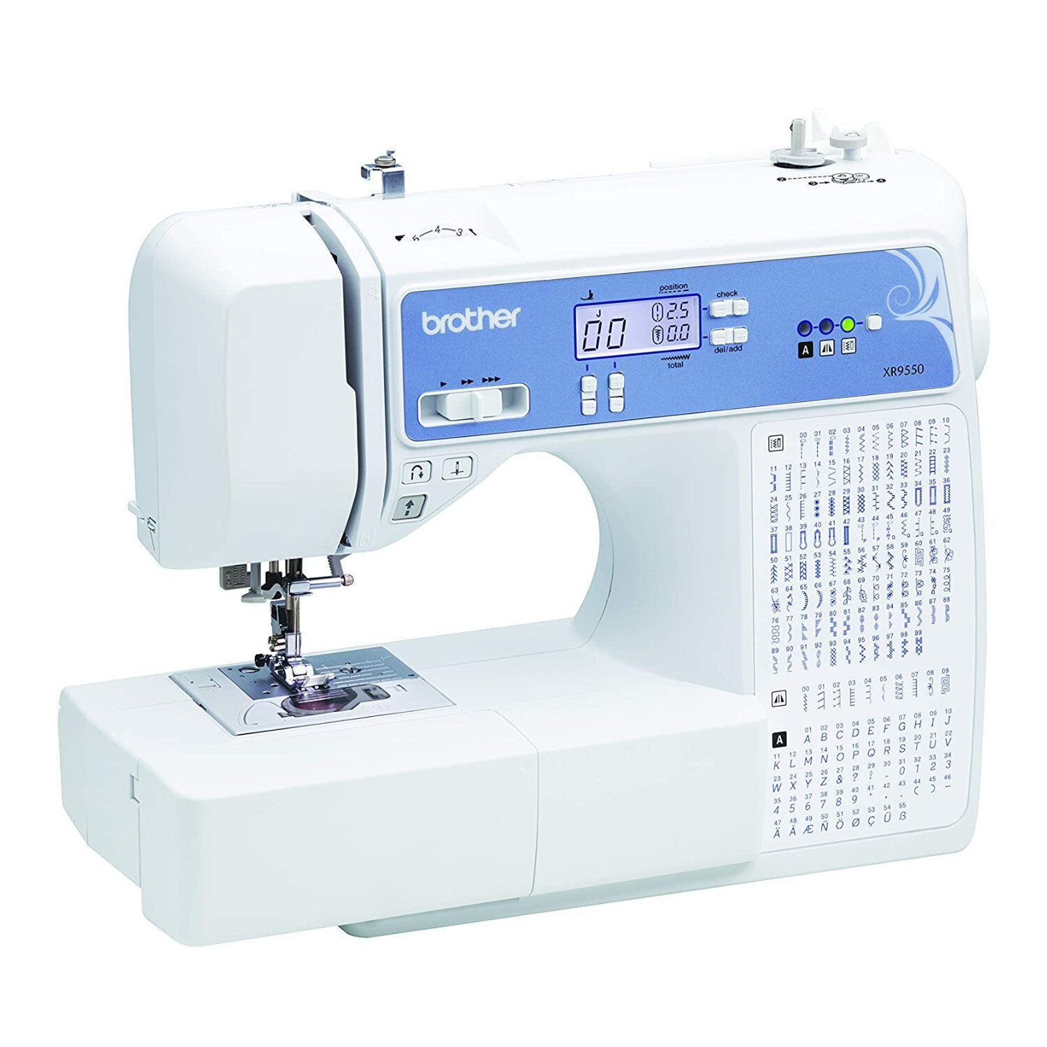 Brother XR9550 Computerized Sewing and Quilting Machine White