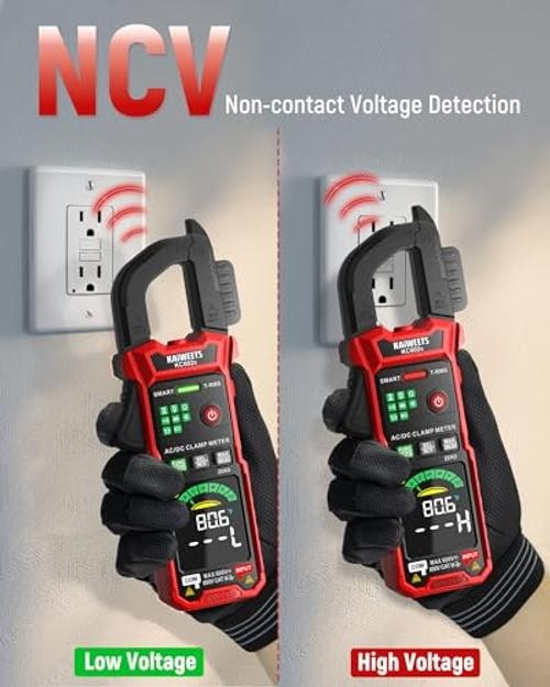 Smart Digital Clamp Meter, 2026 Intelligent Auto Ranging Multimeter 600A TRMS