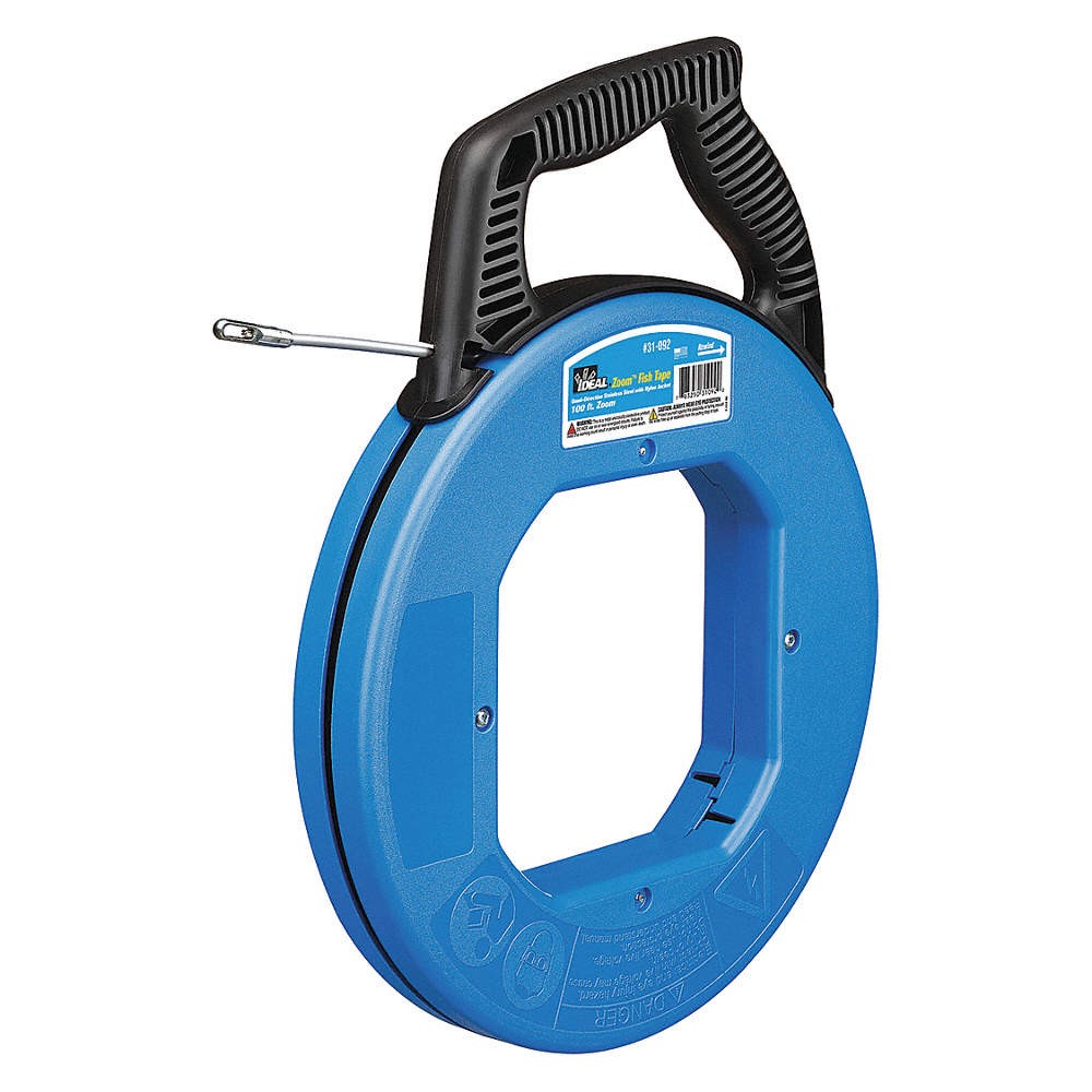 IDEAL 31-092 Fish Tape,3/16In x 100ft,Stainless Steel 31AD52