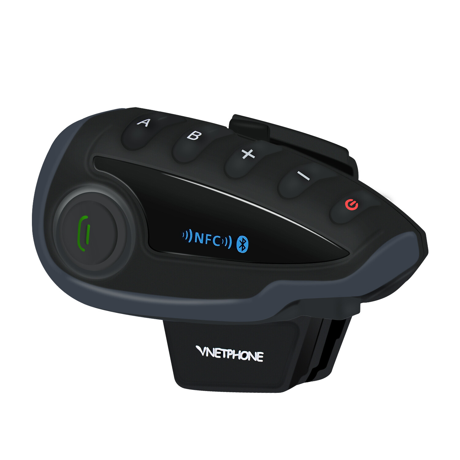 2 X Motorcycle Helmet Intercom NFC Remote Control Bluetooth Intercoms Headset V8