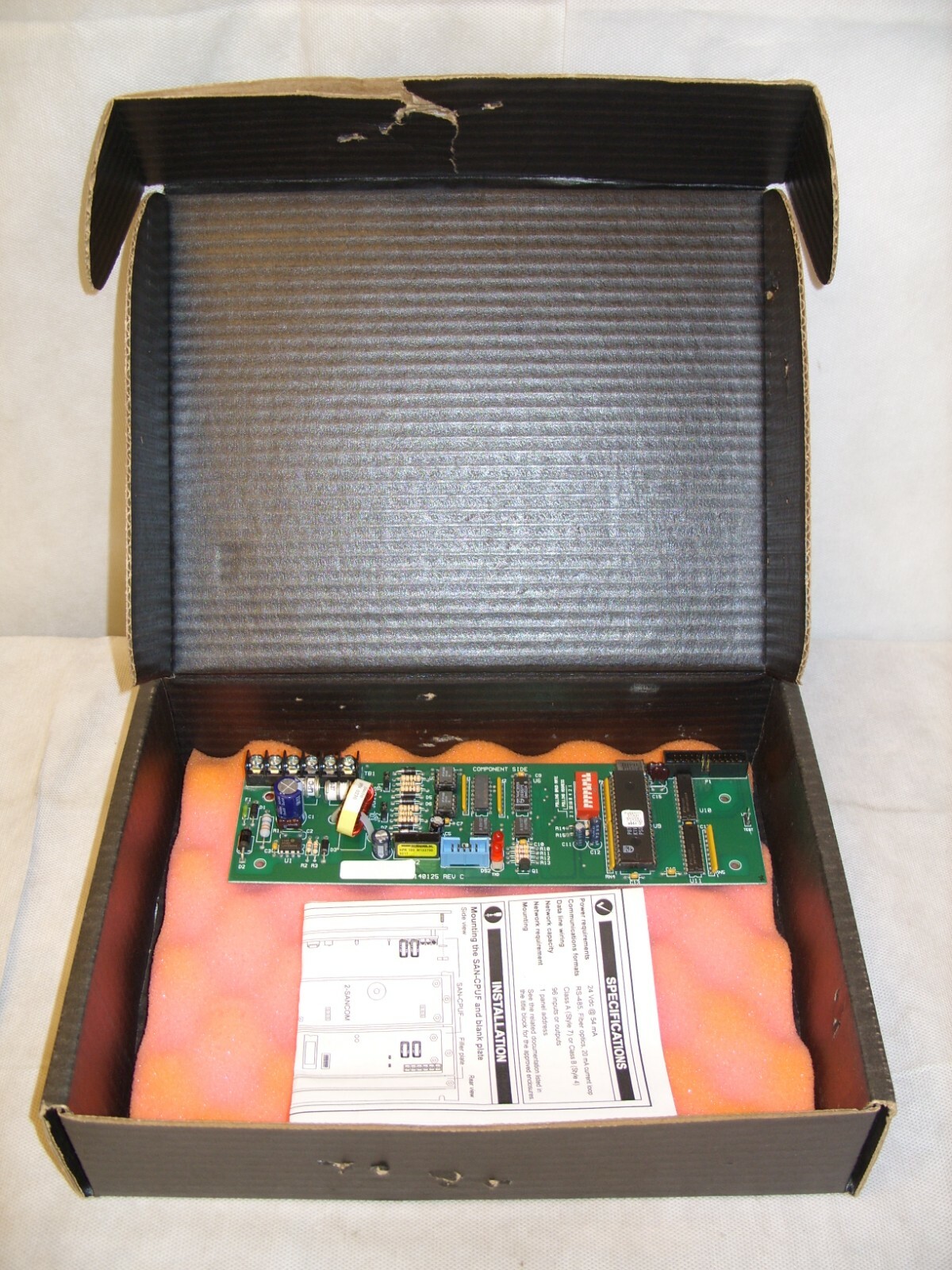 EST Edwards Signaling CPU Board SAN-CPU / 130125 - Surplus NOS