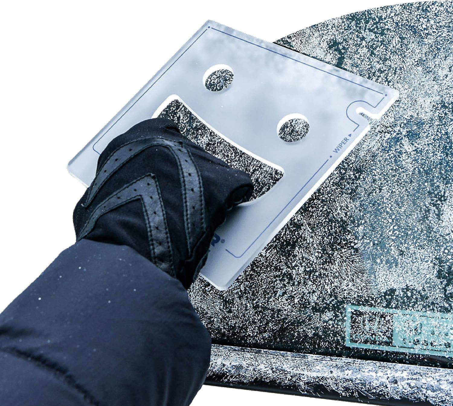 FrostGuard Scrape Buddy Car Ice Scraper - Clear Frost