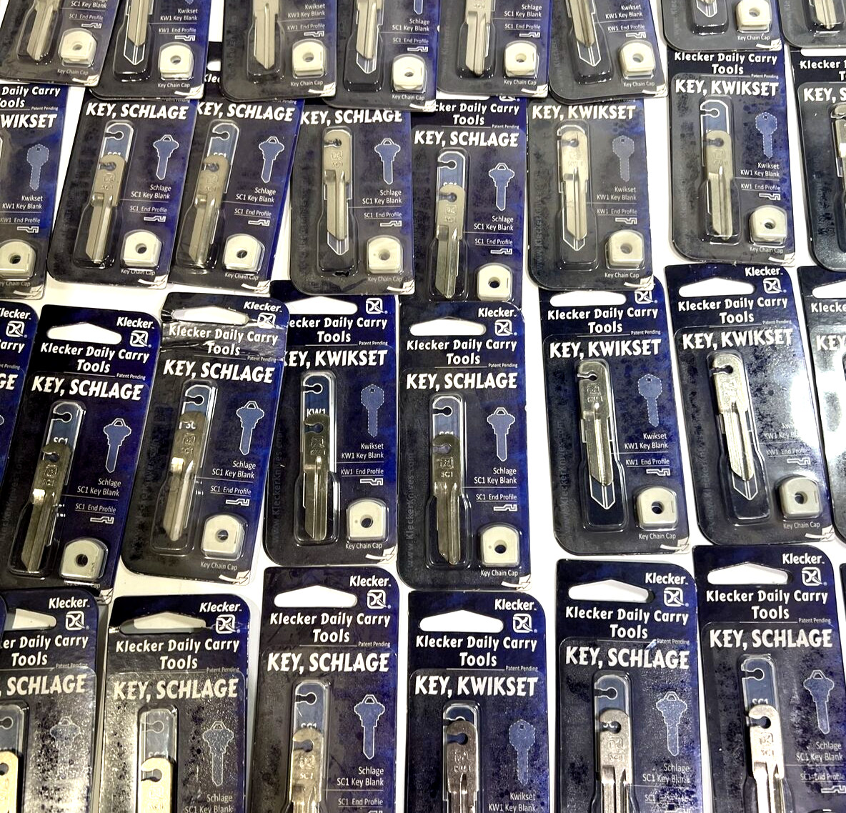 Klecker Stowaway Schlage Key Blank Stainless Steel STW-219 SC1 (Lot of 200)