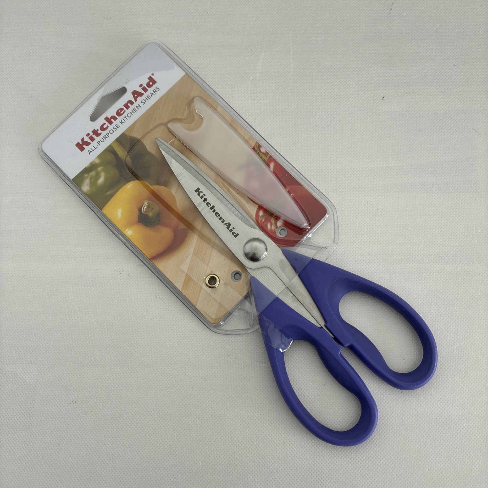 New KitchenAid All Purpose Kitchen Shears Scissors Beetroot Purple Indigo HA4A