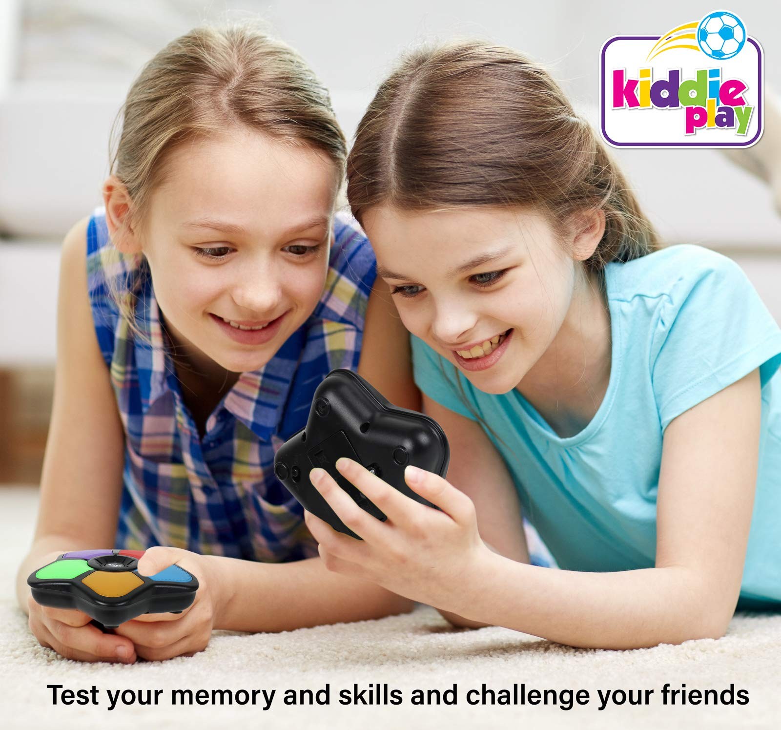 Kiddie Play Electronic Memory Game for Kids 3 and Up Repeat Small, Multicolor