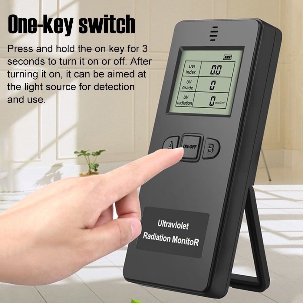 Sunlight Ultraviolet Radiation Detector LCD Digital Display UVI Meter Radiometer