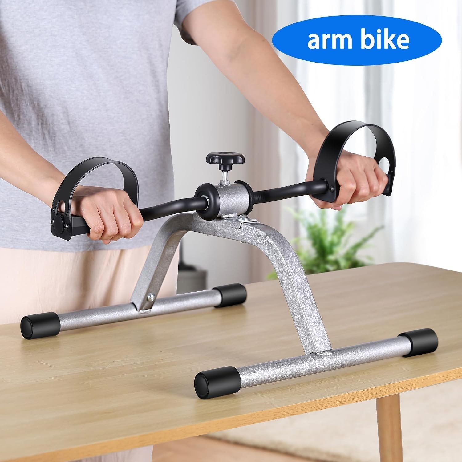 Portable Mini Exercise Bike - Boost Circulation for Legs & Arms, Compact Design