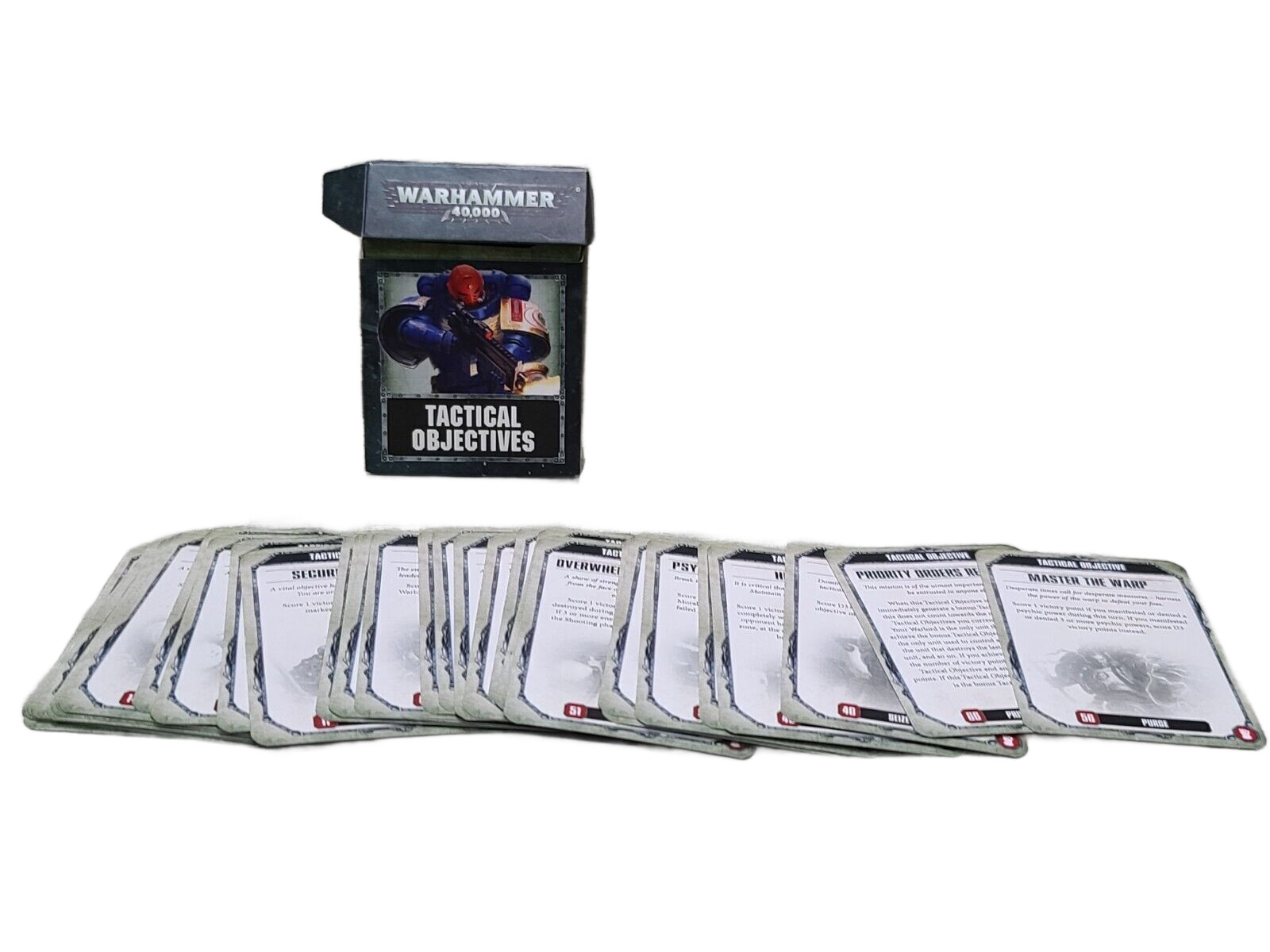 36 Warhammer Tactical Objectives Cards