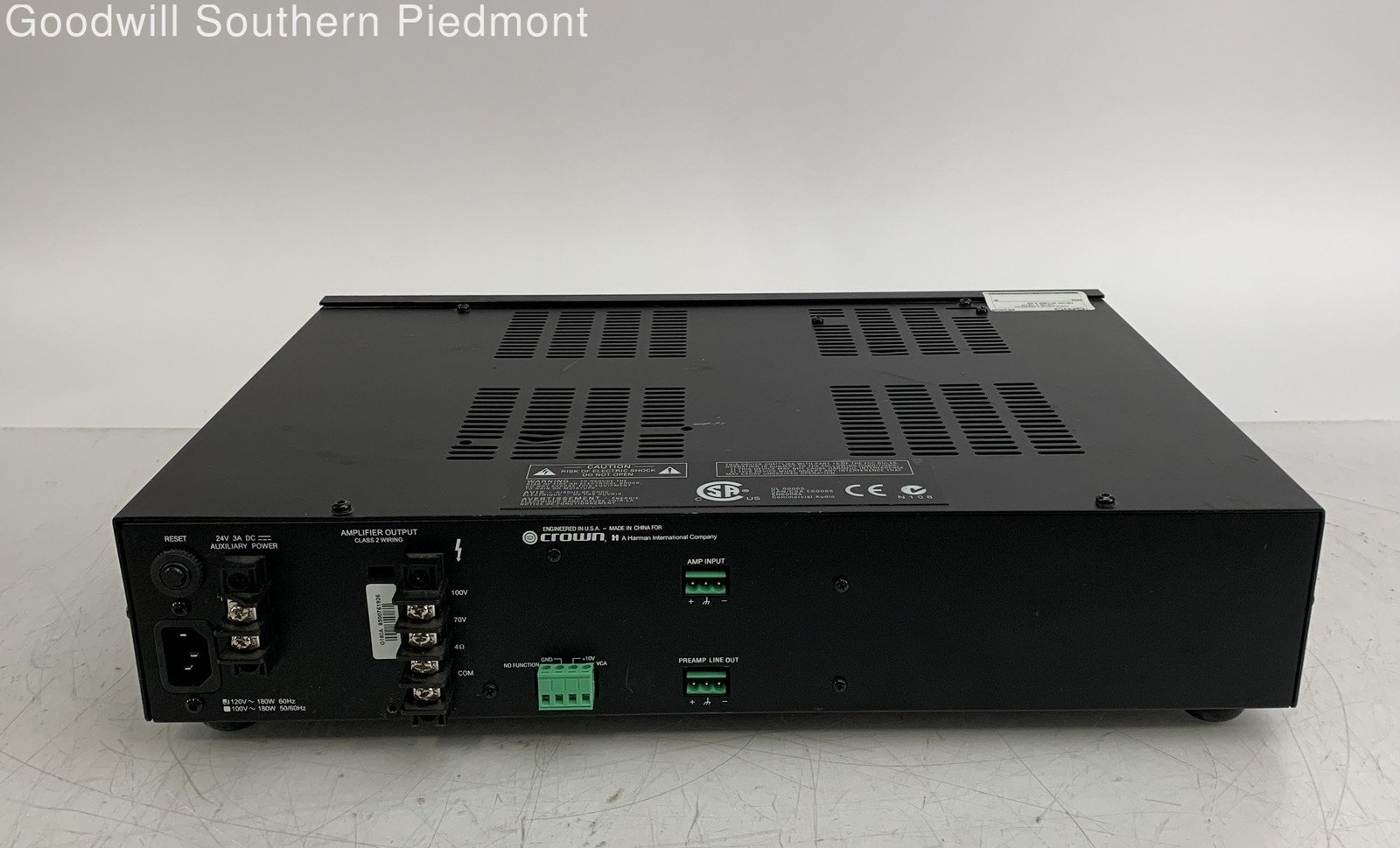 CROWN 180A Power Amplifier - Tested
