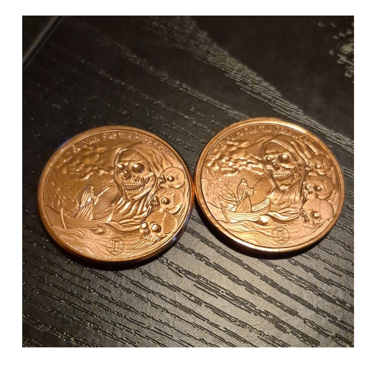 Tales of Old Boatman Copper Fantasy Issue Rd A coin for the Ferryman 1 advp oz