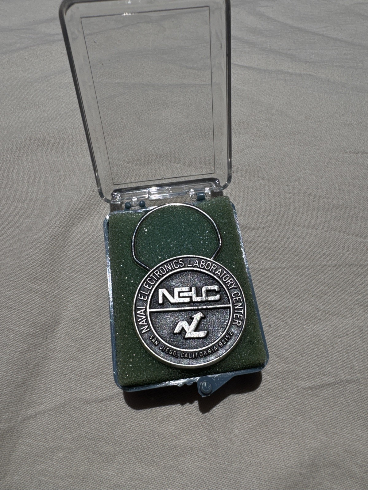 Naval Electronics Lab Center NELC Logo Metal FOB Key Chain FREE SHIPPING