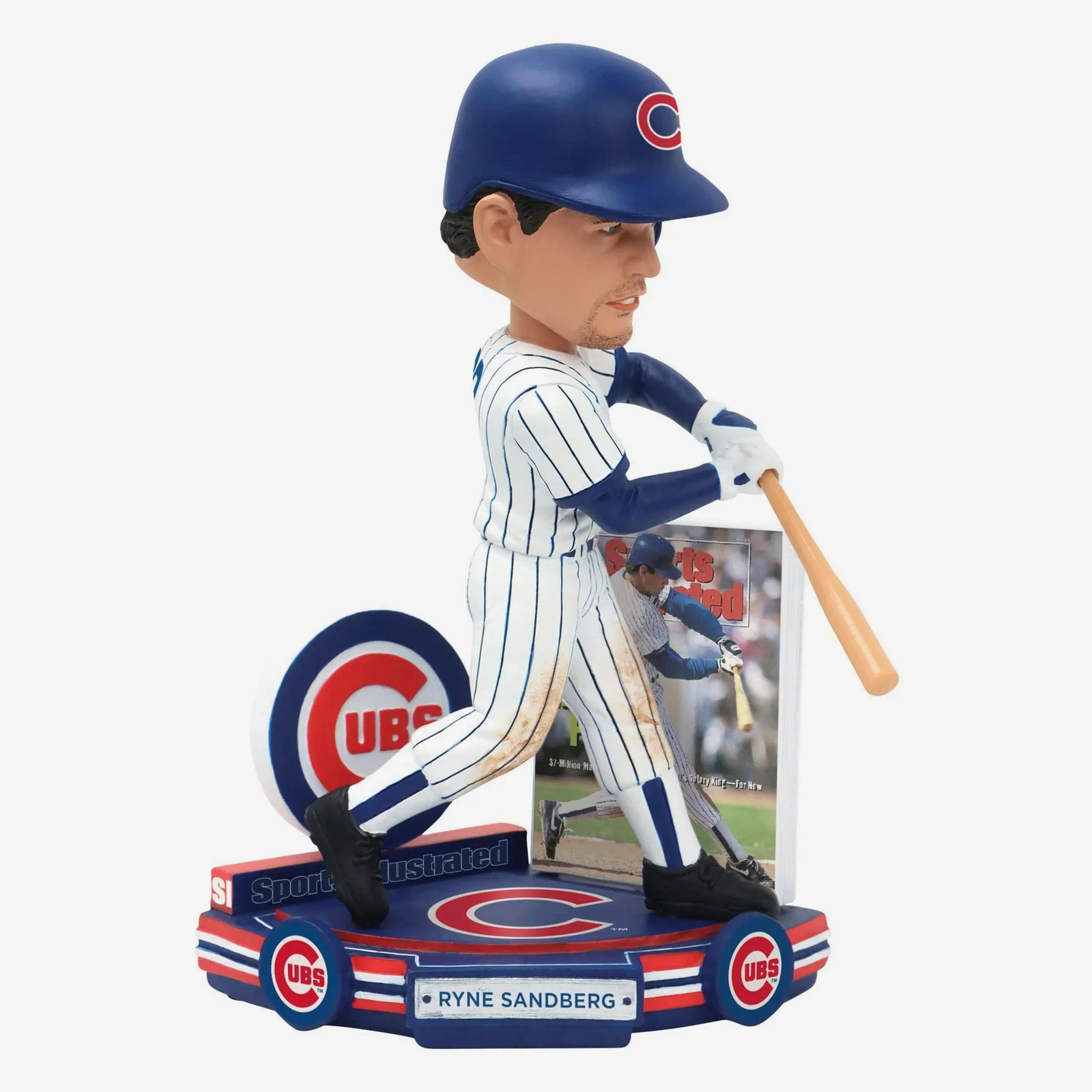 Ryne Sandberg Chicago Cubs Sports Illustrated Cover Bobblehead MLB Baseball