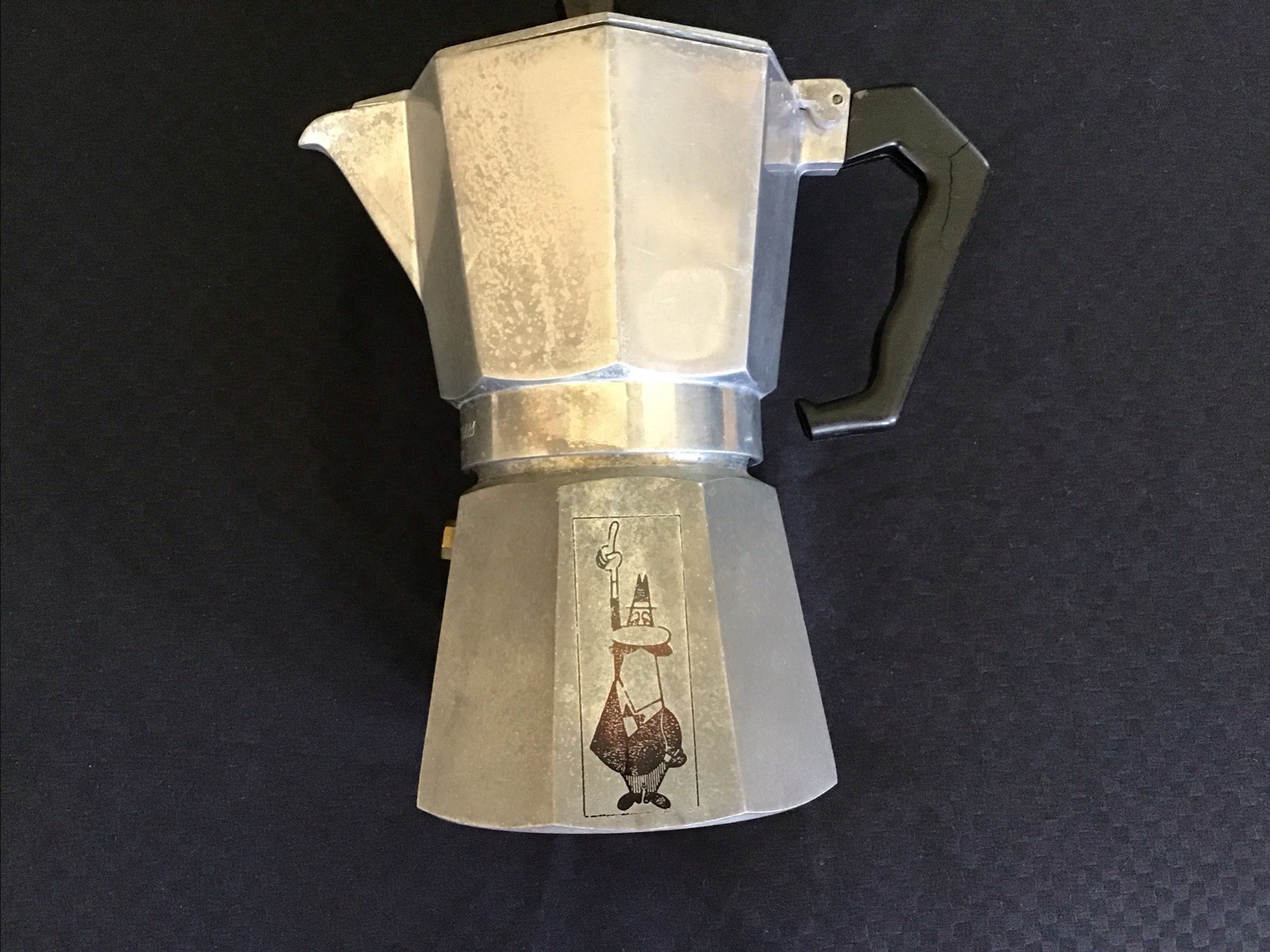 Bialetti Moka Express Stovetop Espresso Pot Demitazza Crusinallo Italian Coffee