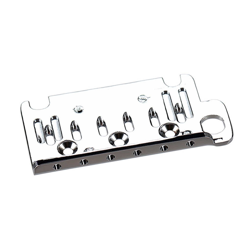 Chrome 6 String Tremolo Bridge Plate for Stratocaster ST 54mm String Spacing