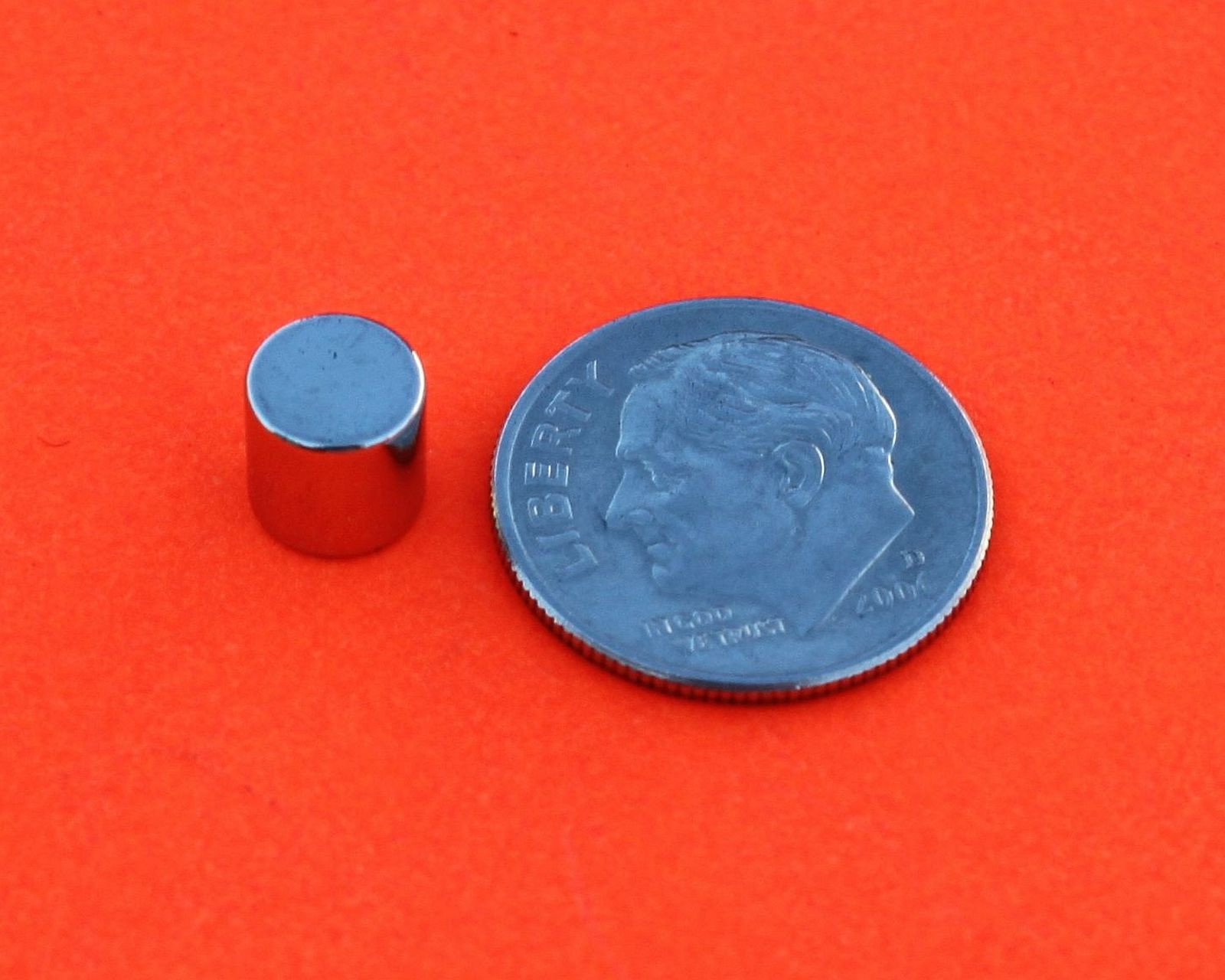 (100) Grade N42 1/4x1/4 Inch Rare Earth Neodymium Craft and Bottle Cap Magnet