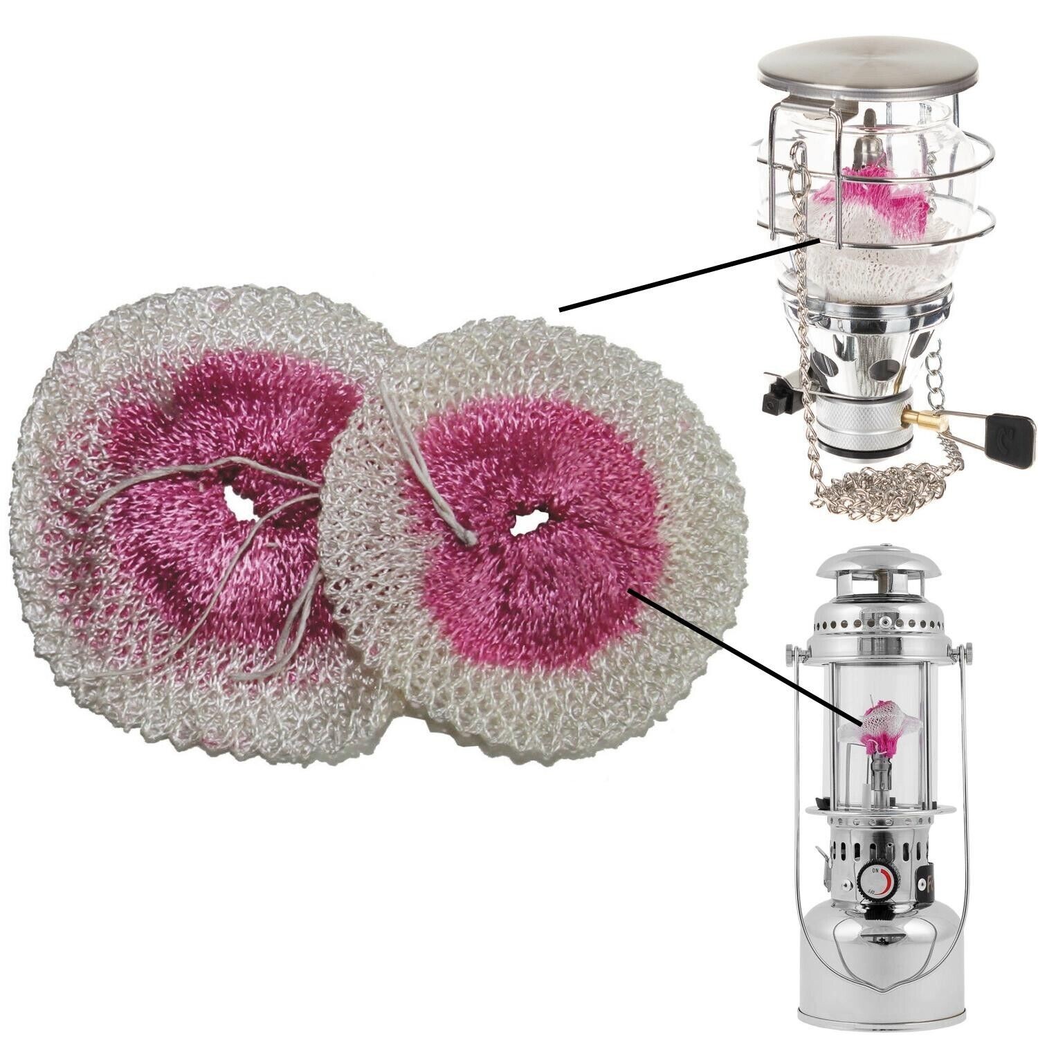Bulb by Fox Outdoor 2 Pack for Gas Lamp, with Piezo Ignition, Reflector Sc