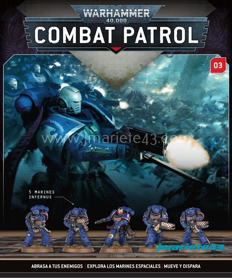 5 x Marines Infernus. Warhammer 40000
