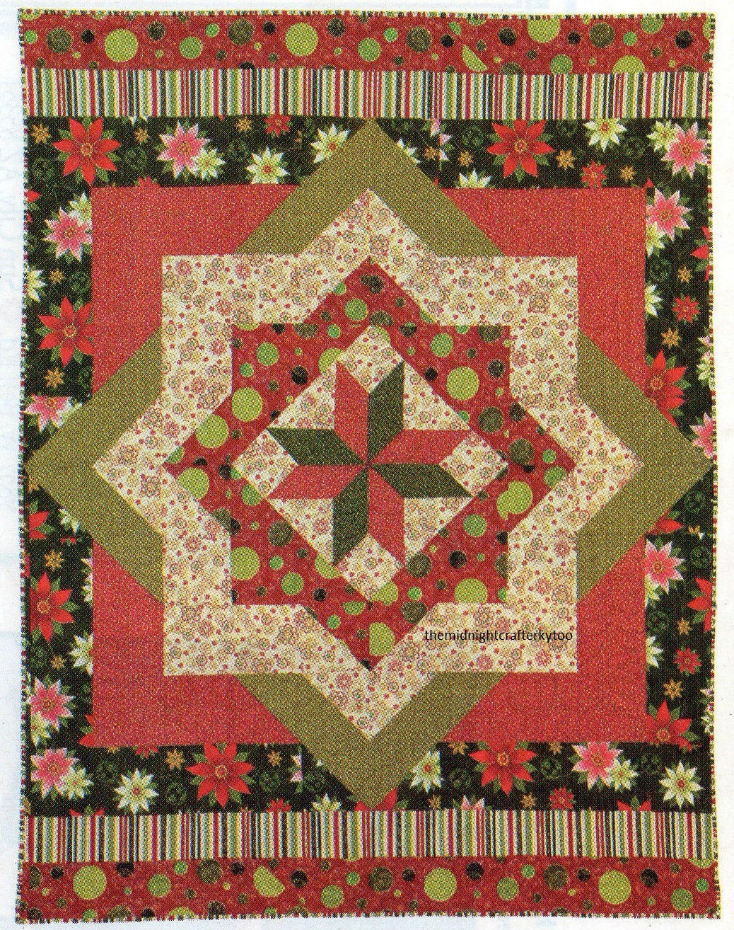 Home For The Holidays Quilt Pattern Pieced CA